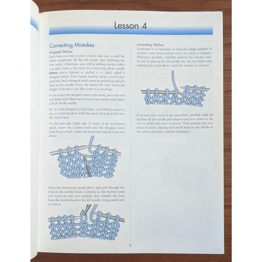 Learn to Knit in Just One Day Book